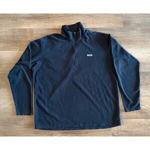 Patagonia Synchilla Black 1/4 Zip Fleece Pullover Men’s XXL